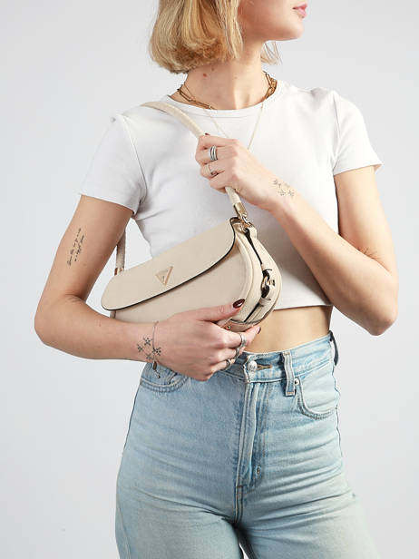 Schoudertas Danya Guess Beige danya SG991819 ander zicht 1